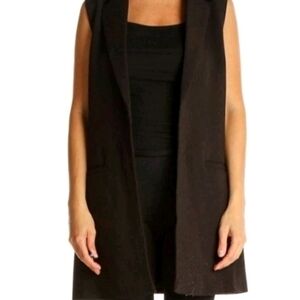 Rachel Zoe Sleeveless Black Vest. Plus Size 3X. NWOT.